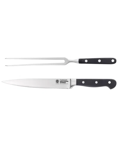 Cuisine::pro Wolfgang Starke Carving Knife Set, 2 Piece In Black
