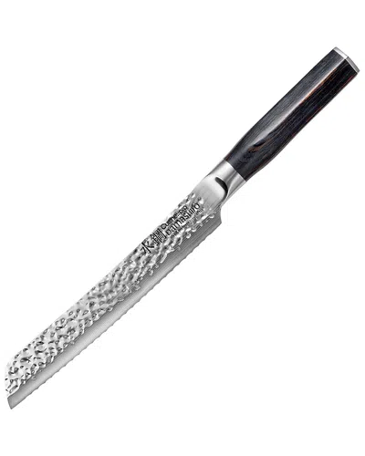 Cuisine::pro Damashiro 8" Emperor Bread Knife In Black