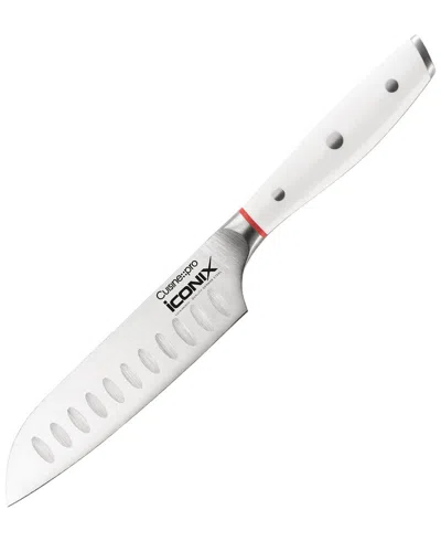Cuisine::pro Iconix 5" Try Me Santoku Knife In White