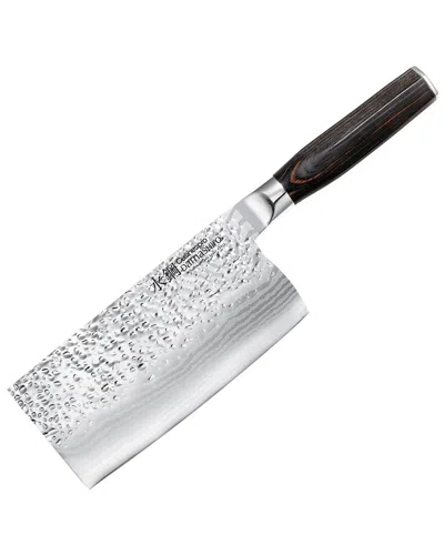 Cuisine::pro Damashiro 6.5in Emperor Cleaver In Silver