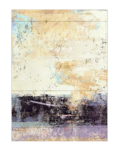 Empire Art Direct Aubergine Ii Washable Abstract Art Area Rug In Multi