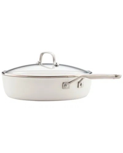 Kitchenaid Hard-anodized 5qt Ceramic Induction Sauté Pan In White