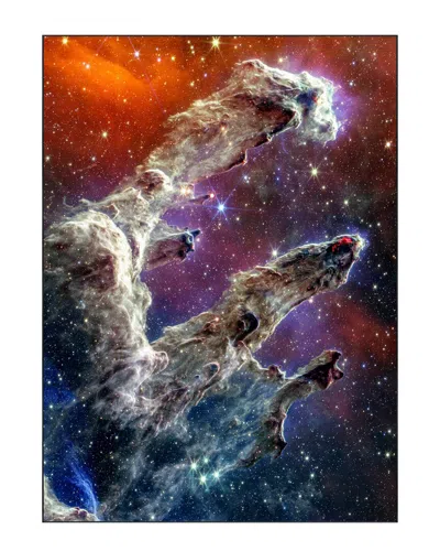 Empire Art Direct The Hubble Space Telescope Washable Art Area Rug In Multi