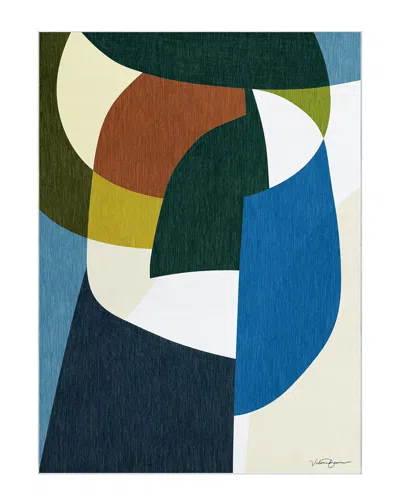 Empire Art Direct Melding Forms I Washable Geometric Art Area Rug In Multi