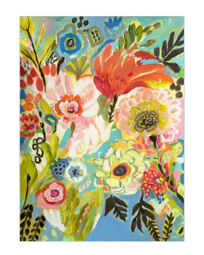 Empire Art Direct Secret Garden Floral Iii Washable Art Area Rug In Multi