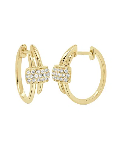 Sabrina Designs 14k 0.19 Ct. Tw. Diamond Hoop Earrings