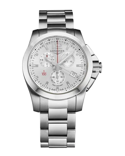 Longines Men's Conquest Watch, Circa 2020s In Metallic