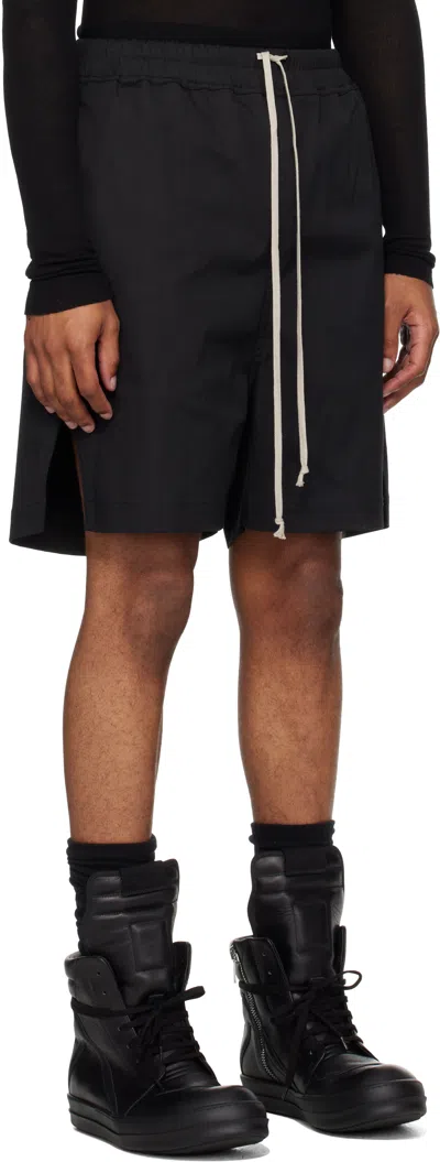 Rick Owens Black Concordian Boxers Shorts