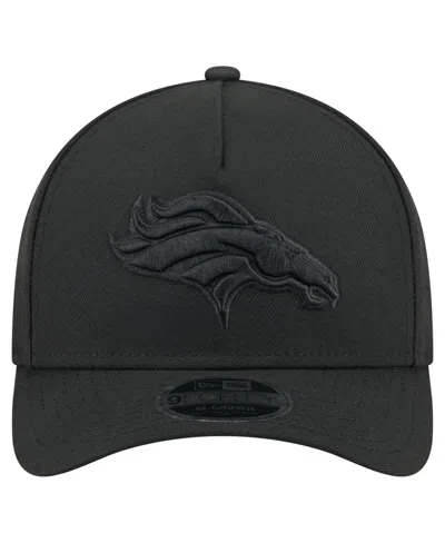 New Era Men's Black Denver Broncos Team Collection 9forty M-crown A-frame Adjustable Hat