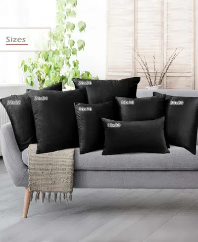 Nestl Elegant Velvet Removeable Cover 2-pack Decorative Pillows, 26" X 26"