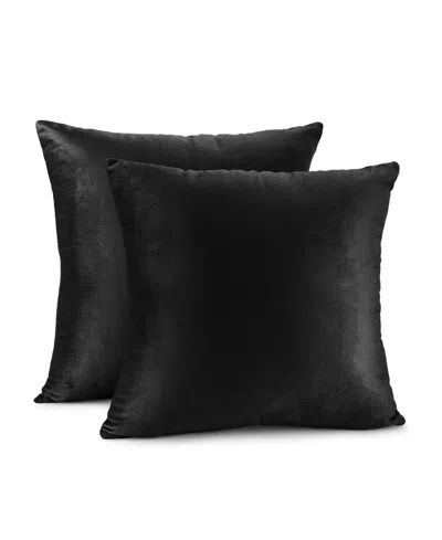 Nestl Elegant Velvet Removeable Cover 2-pack Decorative Pillows, 26" X 26"