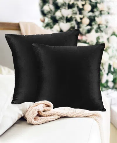 Nestl Elegant Velvet Removeable Cover 2-pack Decorative Pillows, 26" X 26"