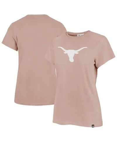 47 Brand Women's Pink Texas Longhorns Premier Frankie T-shirt