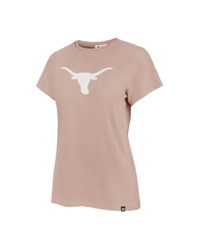 47 Brand Women's Pink Texas Longhorns Premier Frankie T-shirt