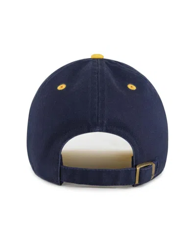 47 Brand Big Boys And Girls White Notre Dame Fighting Irish Scooter Clean Up Adjustable Hat In Yellow