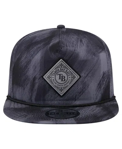 New Era Men's Navy Tampa Bay Rays Printed Golfer Snapback Hat