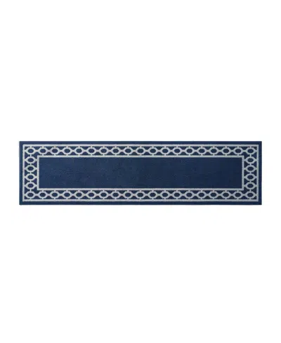 Jean Pierre New York Jean Pierre Christine Trellis Border Tufted Runner Rug, 26" X 96"