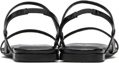 Anine Bing Black Hilda Flat Sandals