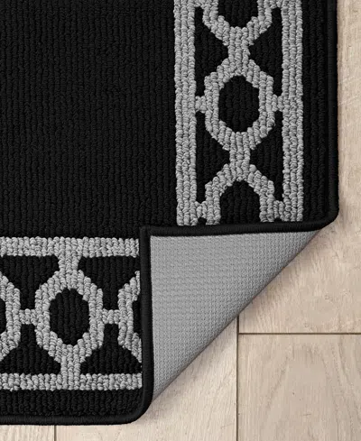 Jean Pierre New York Jean Pierre Christine Trellis Border Tufted Runner Rug, 26" X 45"