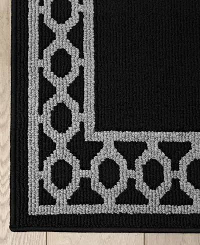 Jean Pierre New York Jean Pierre Christine Trellis Border Tufted Runner Rug, 26" X 45"