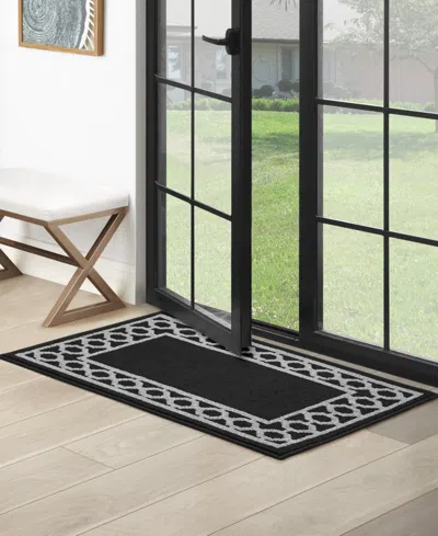 Jean Pierre New York Jean Pierre Christine Trellis Border Tufted Runner Rug, 26" X 45"