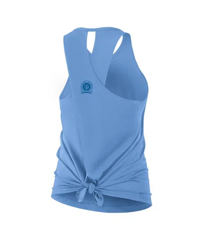 Nike Powder Blue Los Angeles Chargers Glory Crisscross Performance Tank Top In Blue