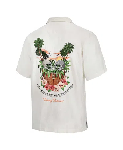 Tommy Bahama Men's White Kansas City Chiefs Coconut Matchup Camp Button-up Shirt