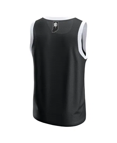 Fanatics Men's Black Indiana Pacers Mesh Tank Top In Black