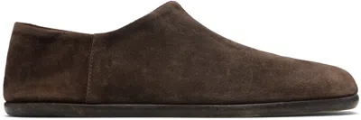 Maison Margiela Brown Tabi Babouche Loafers
