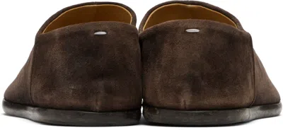 Maison Margiela Brown Tabi Babouche Loafers