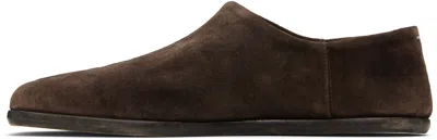 Maison Margiela Brown Tabi Babouche Loafers