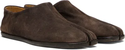 Maison Margiela Brown Tabi Babouche Loafers