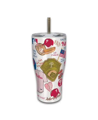 Magnolia Lane Philadelphia Phillies 30oz. Stainless Steel Icon Tumbler