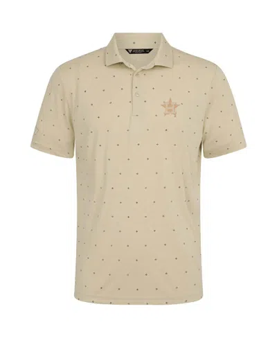 Levelwear Cream Houston Astros Vision Polo In Neutral