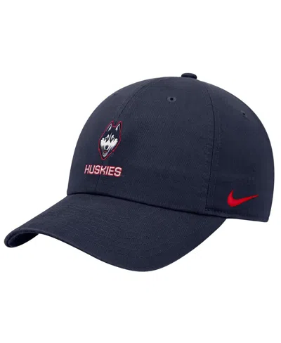 Nike Navy Uconn Huskies 2025 On-field Club Adjustable Hat