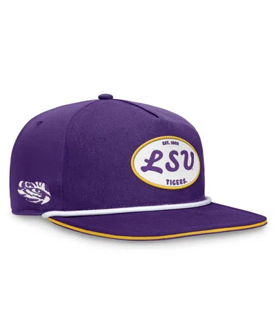 Top Of The World Men's Purple Lsu Tigers Iron Golfer Adjustable Hat