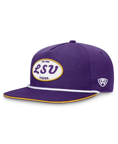 Top Of The World Men's Purple Lsu Tigers Iron Golfer Adjustable Hat