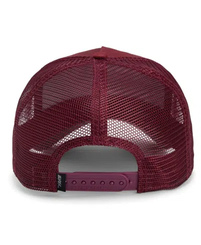 Goorin Bros Men's Burgundy Himothy Adjustable Trucker Hat