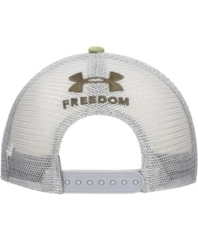 Under Armour Men's Camo Auburn Tigers Freedom Collection Blitzing Performance Trucker Hat