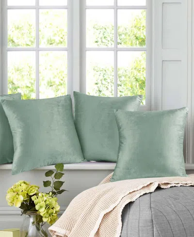 Nestl Elegant Velvet Removeable Cover 2-pack Decorative Pillows, 24" X 24"