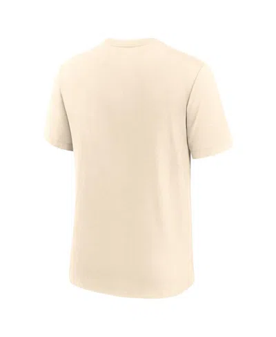 Jordan Men's Natural Oklahoma Sooners Arch Logo Tri-blend T-shirt In Brown