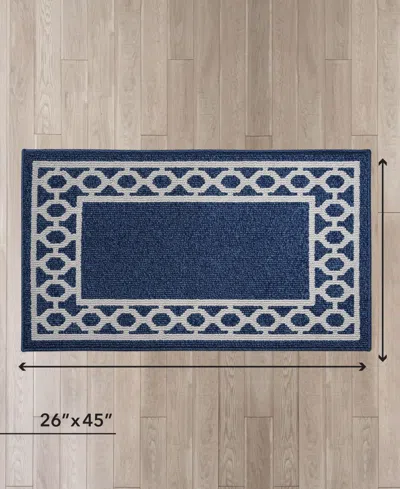 Jean Pierre New York Jean Pierre Christine Trellis Border Tufted Runner Rug, 26" X 45"