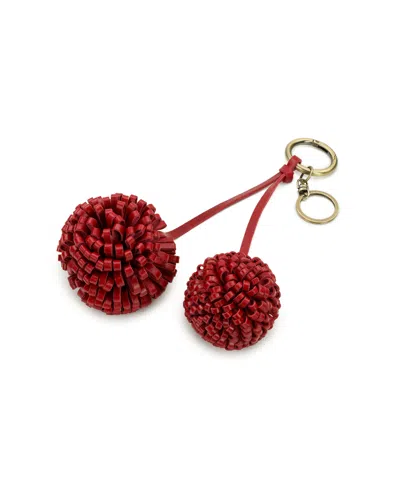 Patricia Nash Pom Pom Key Fob