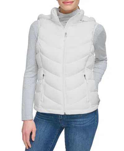 Charter Club Women's Packable Hooded Puffer Vest, Created For Macy's