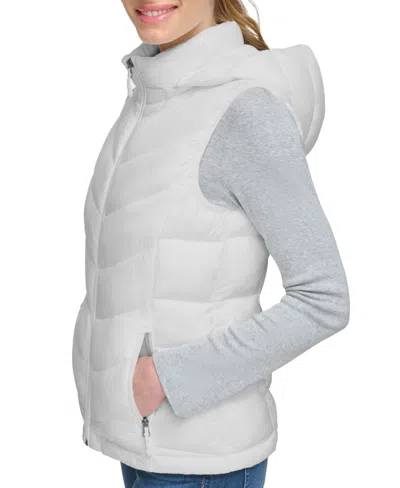 Charter Club Women's Packable Hooded Puffer Vest, Created For Macy's