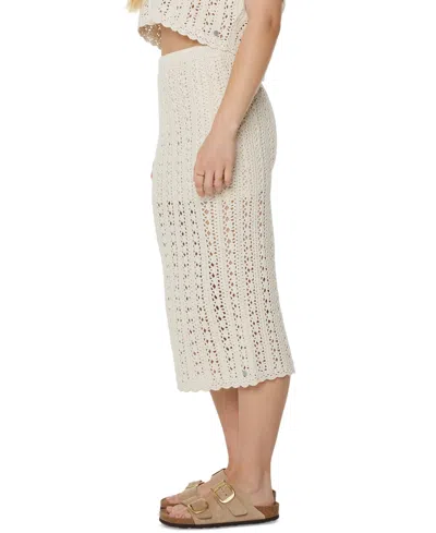 Roxy Juniors' Sea Swirl Crochet Midi Skirt