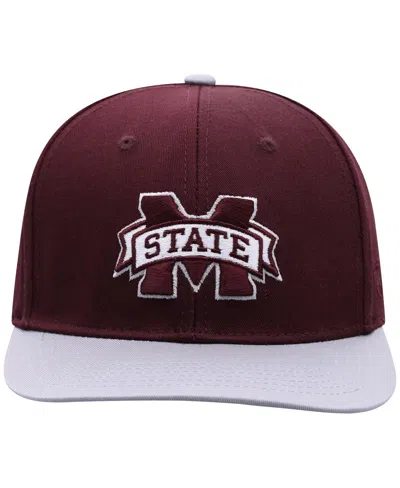 Top Of The World Big Boys And Girls Maroon Mississippi State Bulldogs Victory Maverick Snapback Hat In Brown