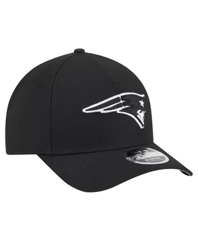 New Era Men's Black New England Patriots Team Collection 9forty M-crown A-frame Adjustable Hat