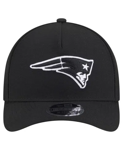 New Era Men's Black New England Patriots Team Collection 9forty M-crown A-frame Adjustable Hat