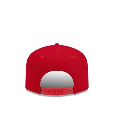 New Era Men's Red Florida Panthers Core Poly A-frame Snapback Hat